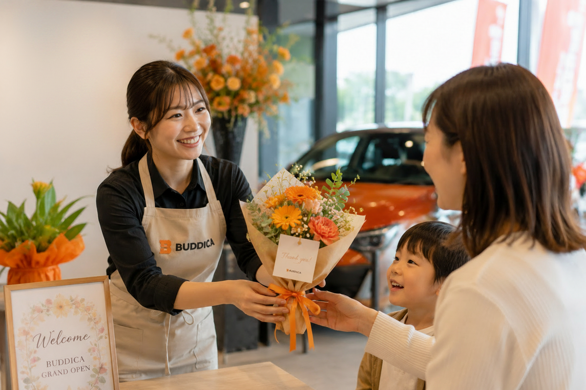 株式会社BUDDICA様 大阪堺支社 開業お祝い 5,000円コース
