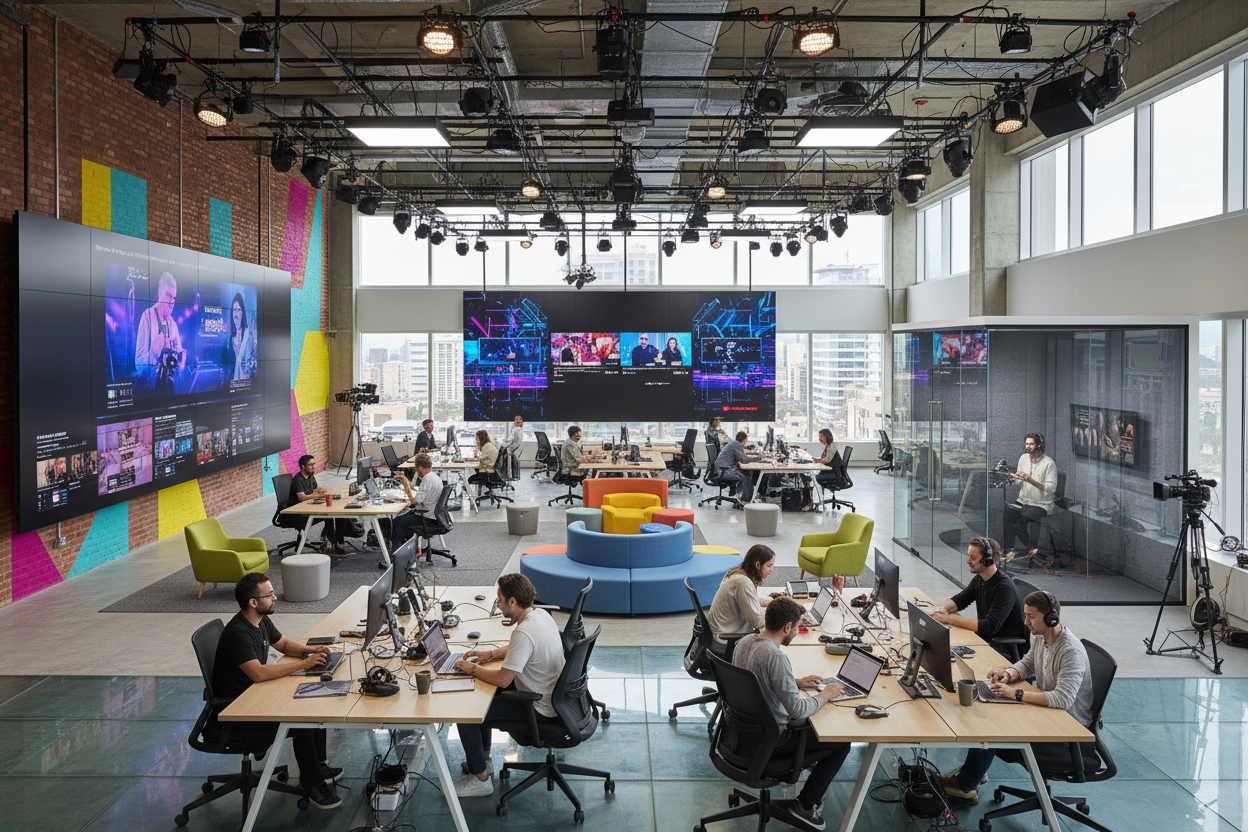 media company office